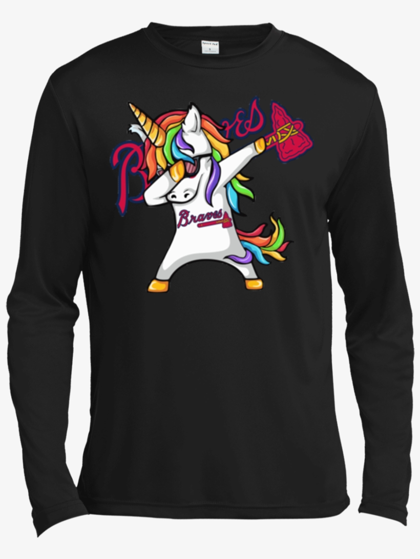 Unicorn Dabbing Atlanta Braves Baseball Mlb Shirt Mens - Legends Are Born In November 27, transparent png download