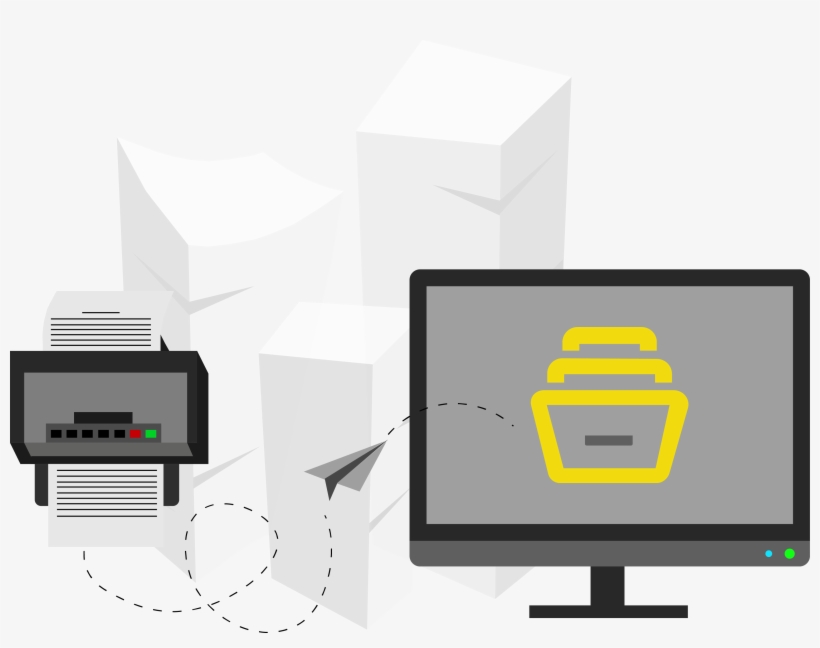 Scanning Documents Into Ceo - Diagram, transparent png download