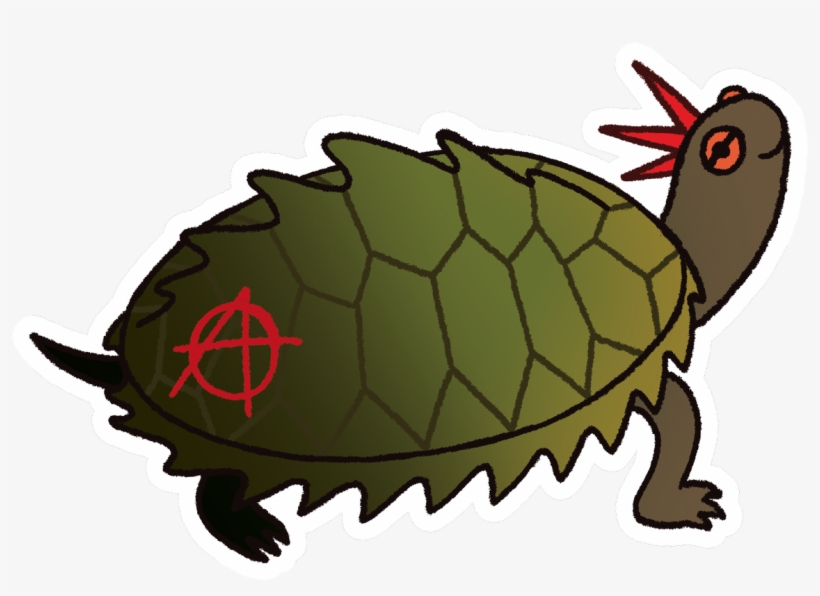#punksnotdead Just Endangered #punk #turtle #spinyturtle - Desert Tortoise, transparent png download