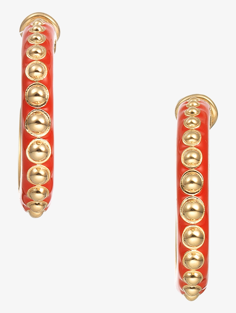 Starfish Hoop Earrings Coral - Earrings, transparent png download