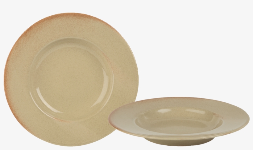 Rustico Vitrified Stoneware Soup & Pasta Plates - Saucer, transparent png download