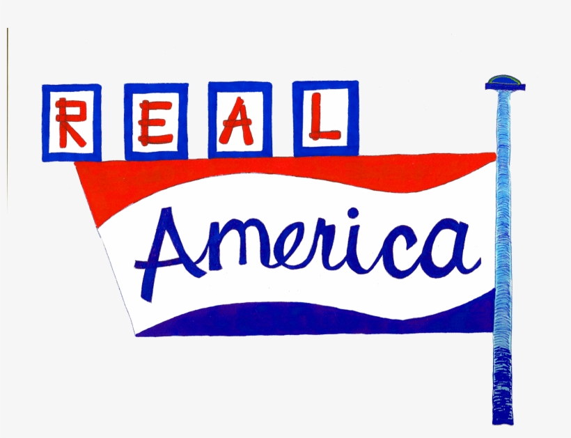 Real America Rides Again - Flag, transparent png download