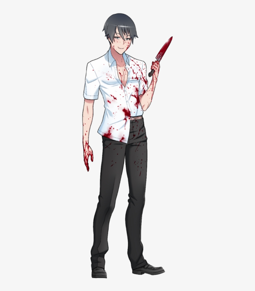 Yandere-kun Yanderekun Yanderesimulator - Cosplay De Yandere Kun, transparent png download