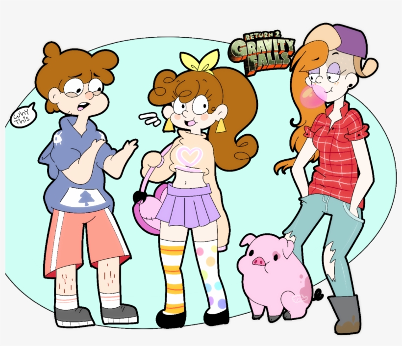 After Graduating High School, The Pines Twins Return - Gravity Falls, transparent png download