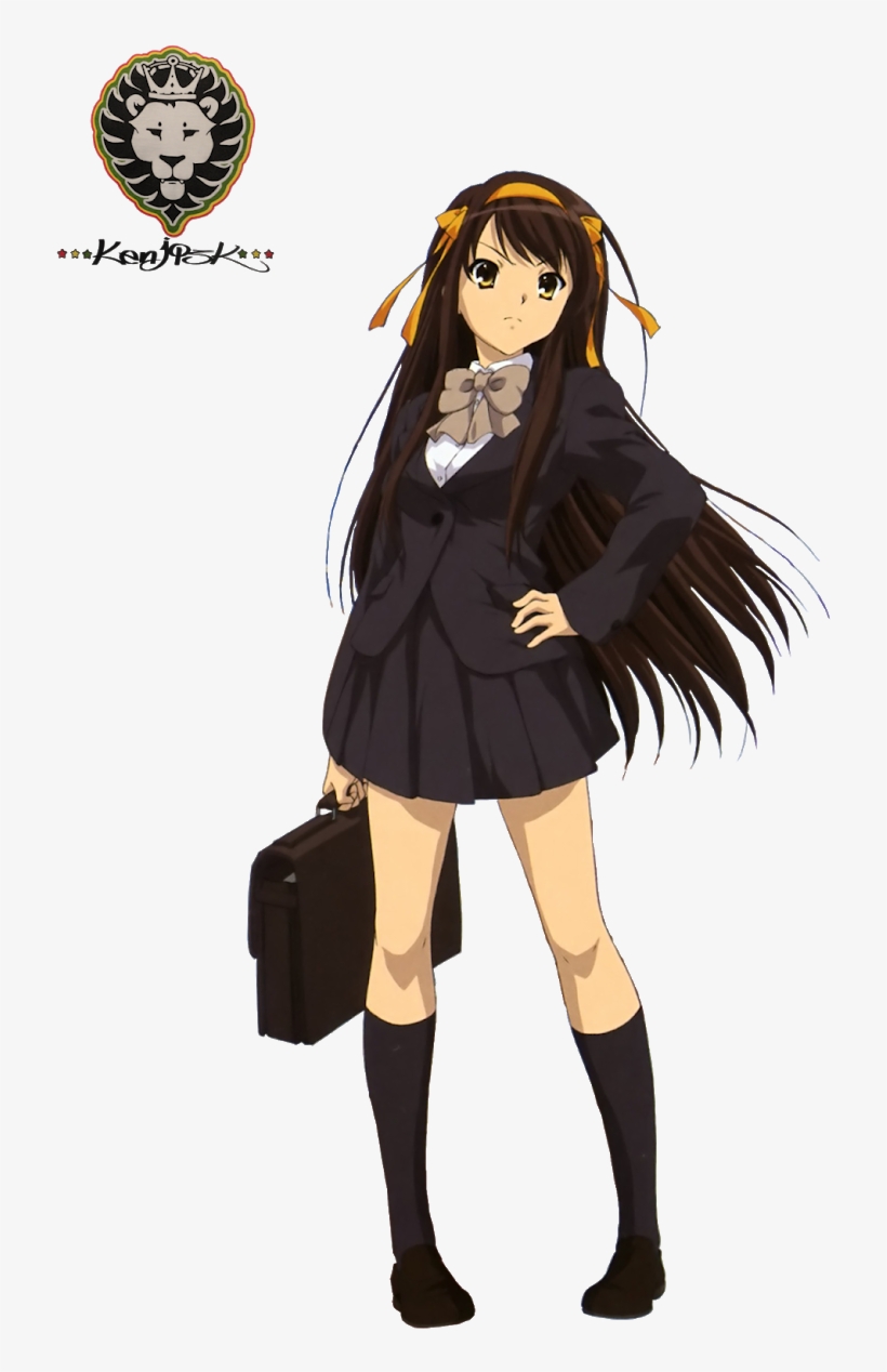 Haruhi Suzumiya Anime Mangaka - Cartoon, transparent png download