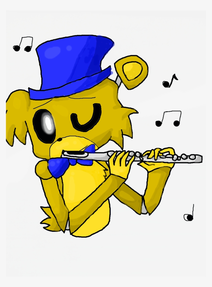 Golden Flute By Kirbygirl, transparent png download