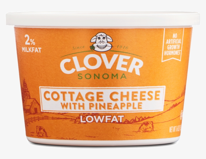 Cottage Cheese & Pineapple 2% Milkfat - Grated Parmesan, transparent png download