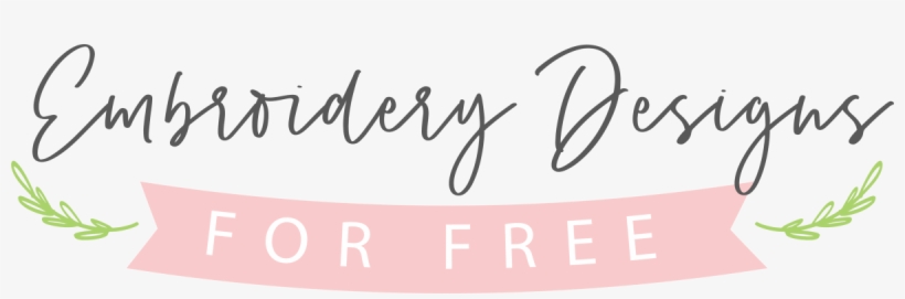 Embroidery Designs For Free - Calligraphy, transparent png download
