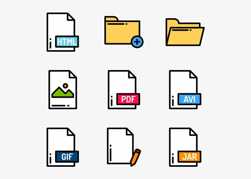 File & Folders - Diagram, transparent png download