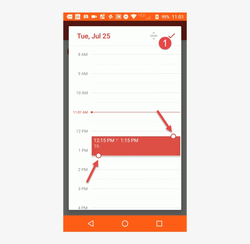 Calendar Date And Time - Smartphone, transparent png download