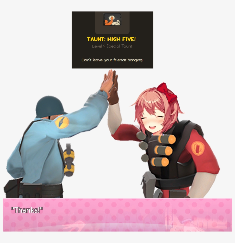 Seriously Valve Contact Team Salvato For An Official - Tf2 High Five, transparent png download