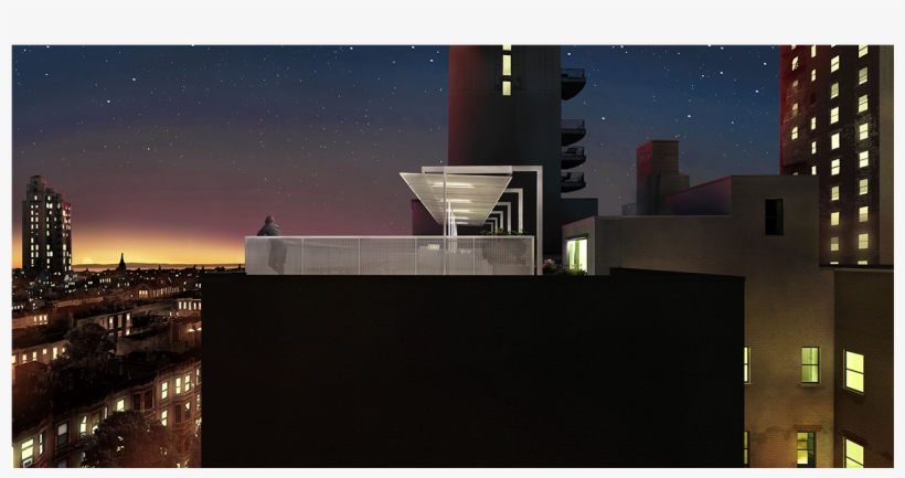 City Roof Deck - Tower Block, transparent png download