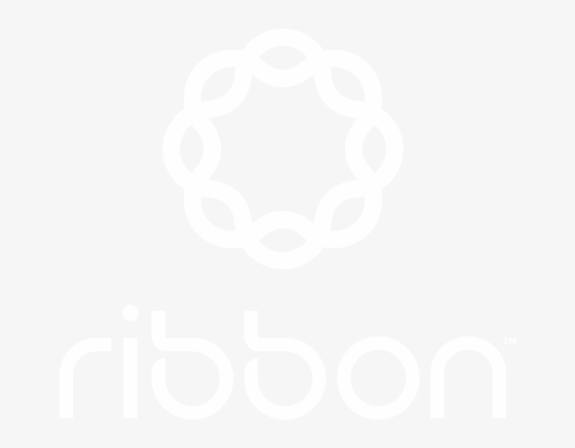 Ribbon Vertical All White Png - Circle, transparent png download