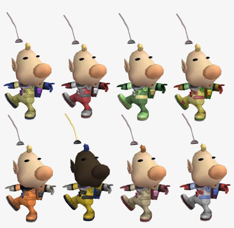 The Final Recolors For The Louie Psa Each One Is Based - Cartoon, transparent png download