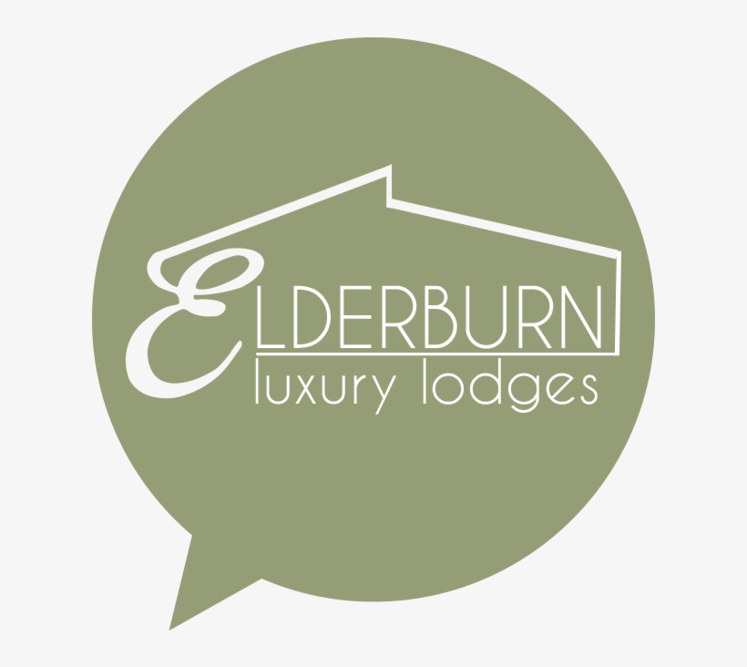 Elderburn Lodges Logo In A Speech Bubble - Graphic Design, transparent png download