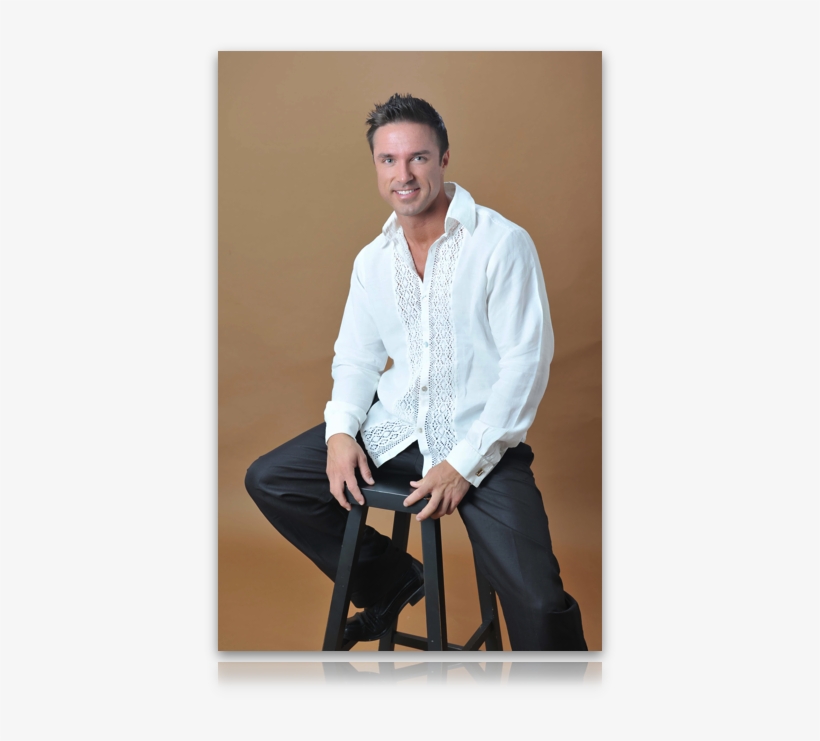 Classy Linen Shirt - Sitting, transparent png download