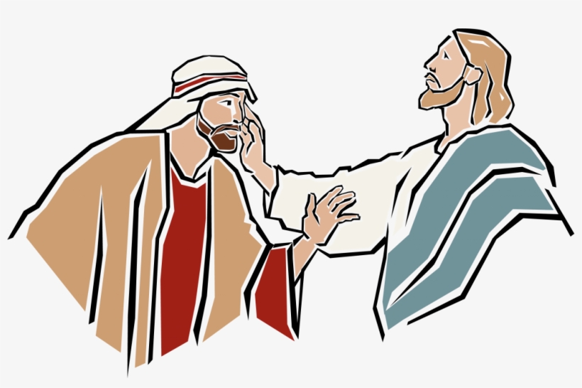 Healing Clipart Jesus Heals - Jesus Healing The Blind Clipart, transparent png download
