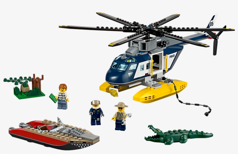 You Can Get This Set From Lego Shop For Just $39 - Lego City Helicopter Pursuit 60067, transparent png download