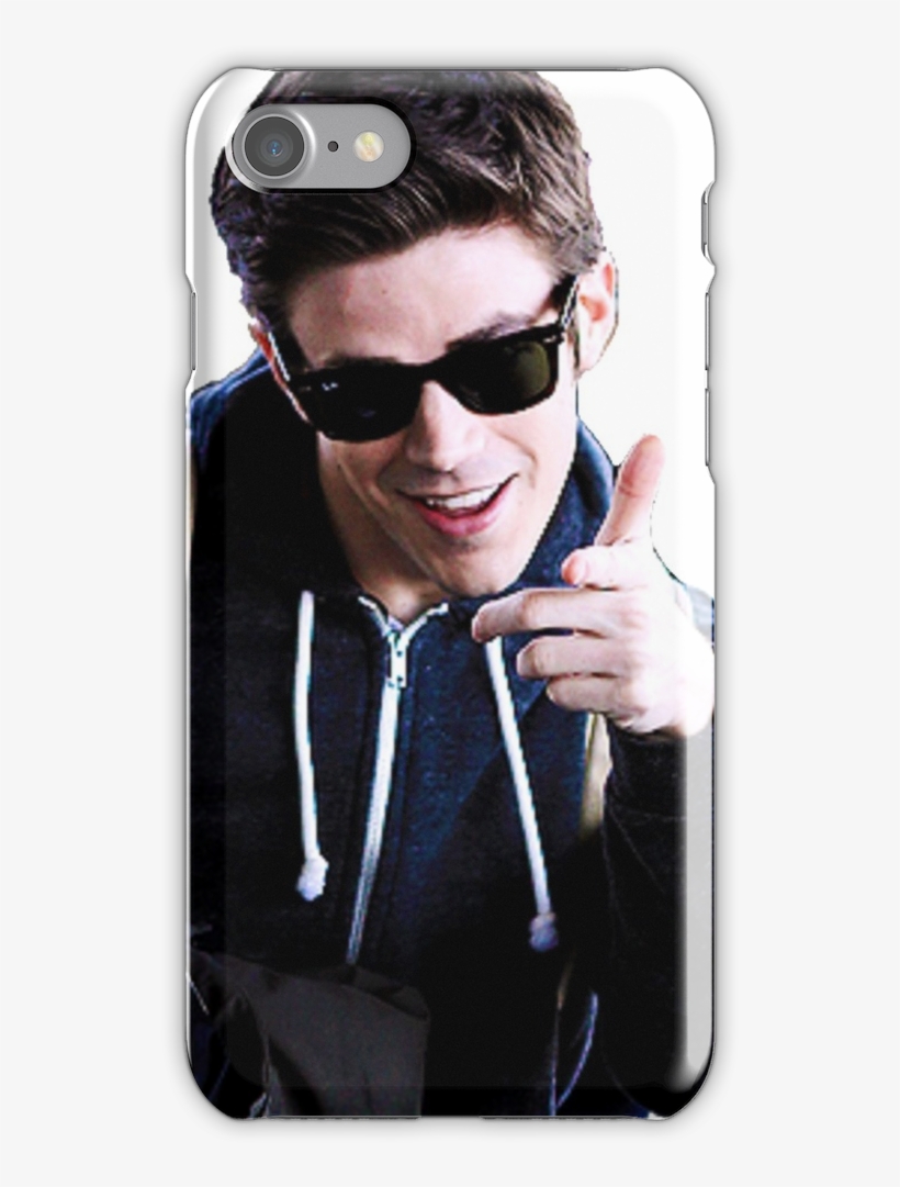 Grant Gustin Iphone 7 Snap Case - Grant Gustin Lockscreen Hd, transparent png download