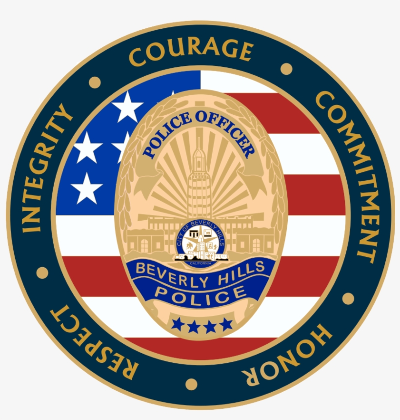 Transparent Badge - Beverly Hills Police Badge, transparent png download