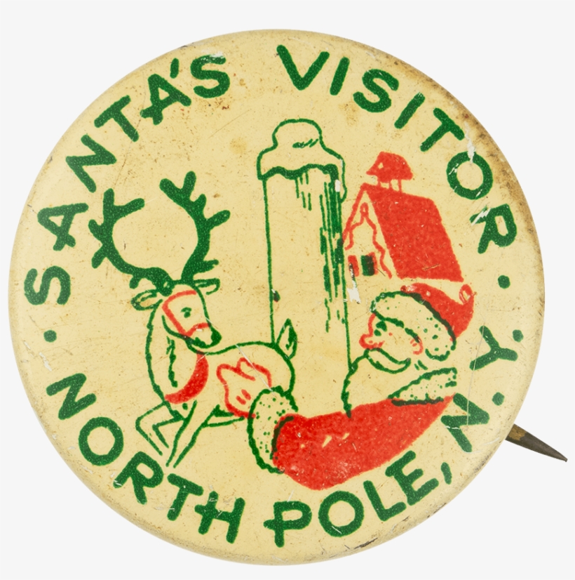 Santa's Visitor North Pole - Illustration, transparent png download