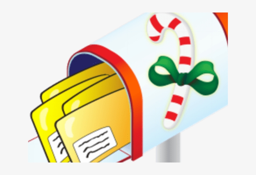 Mailbox Clipart North Pole - Holiday Greeting Card Clip Art, transparent png download