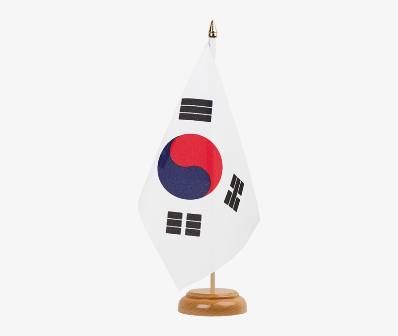 Desk And Table Flag South Korea - Korean Flag, transparent png download