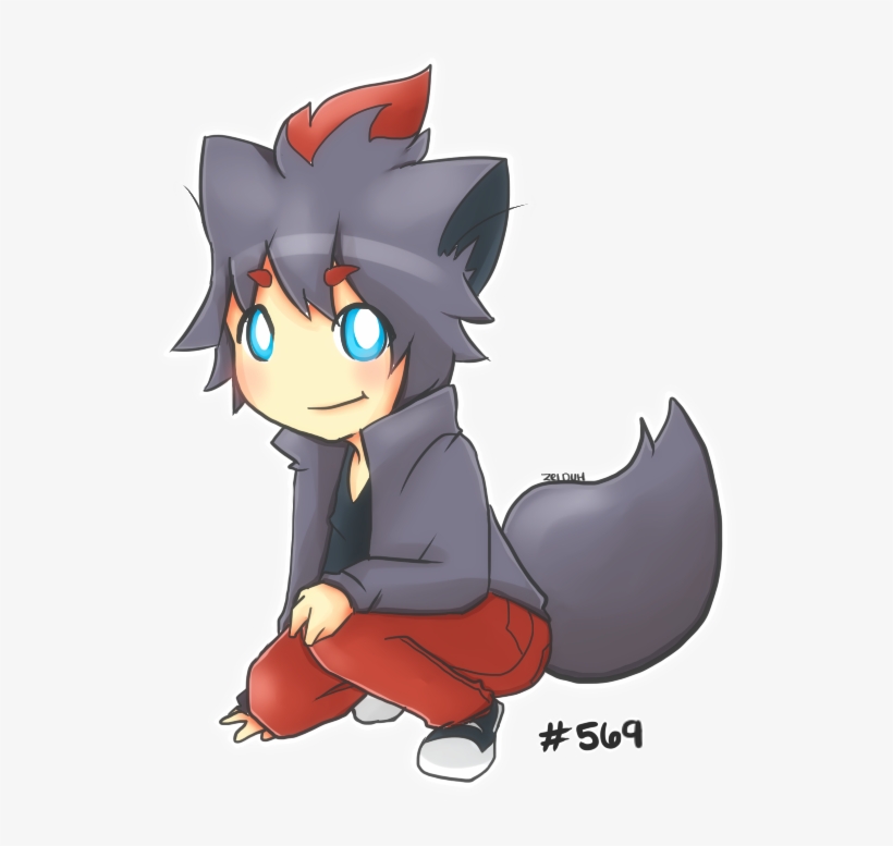 His Mom Was Murdered By His Dad When He Was 4,adopted - Zorua Human Boy, transparent png download
