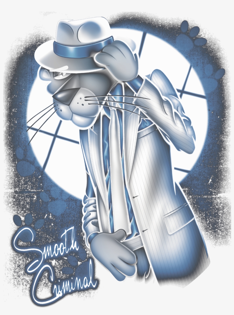 Pink Panther Smooth Criminal Men's Ringer T-shirt - Pink Panther Smooth Criminal, transparent png download