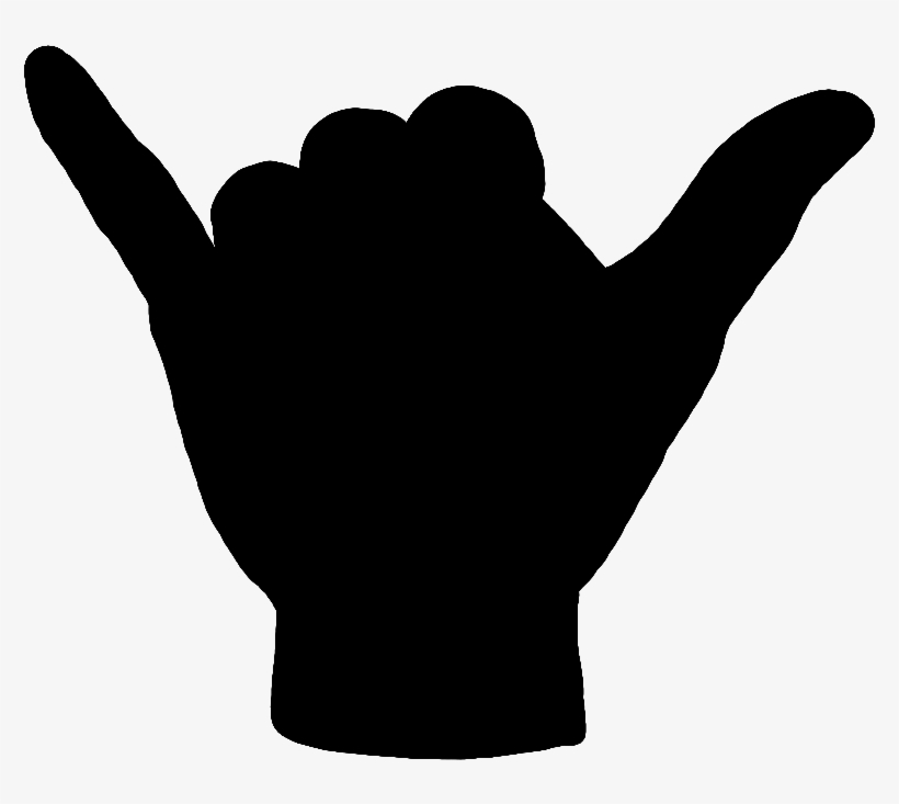 Shaka Sticker - Illustration, transparent png download