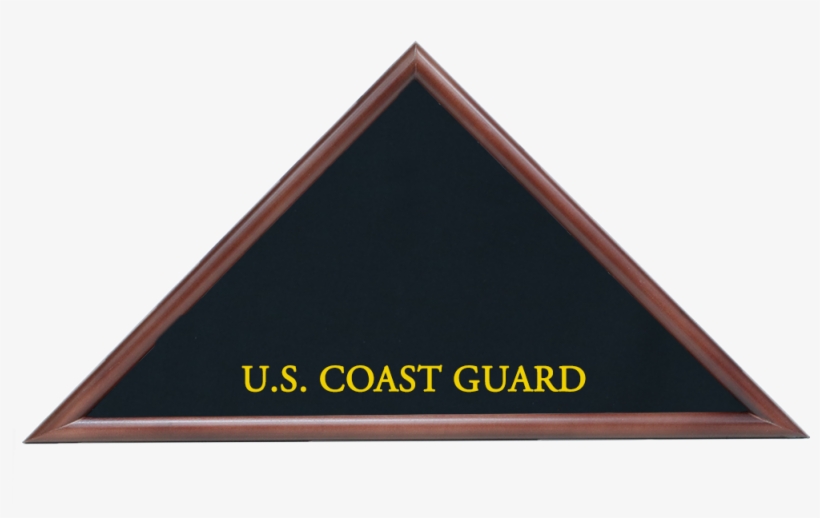 Coast Guard Hero Memorial Flag Case - Triangle, transparent png download