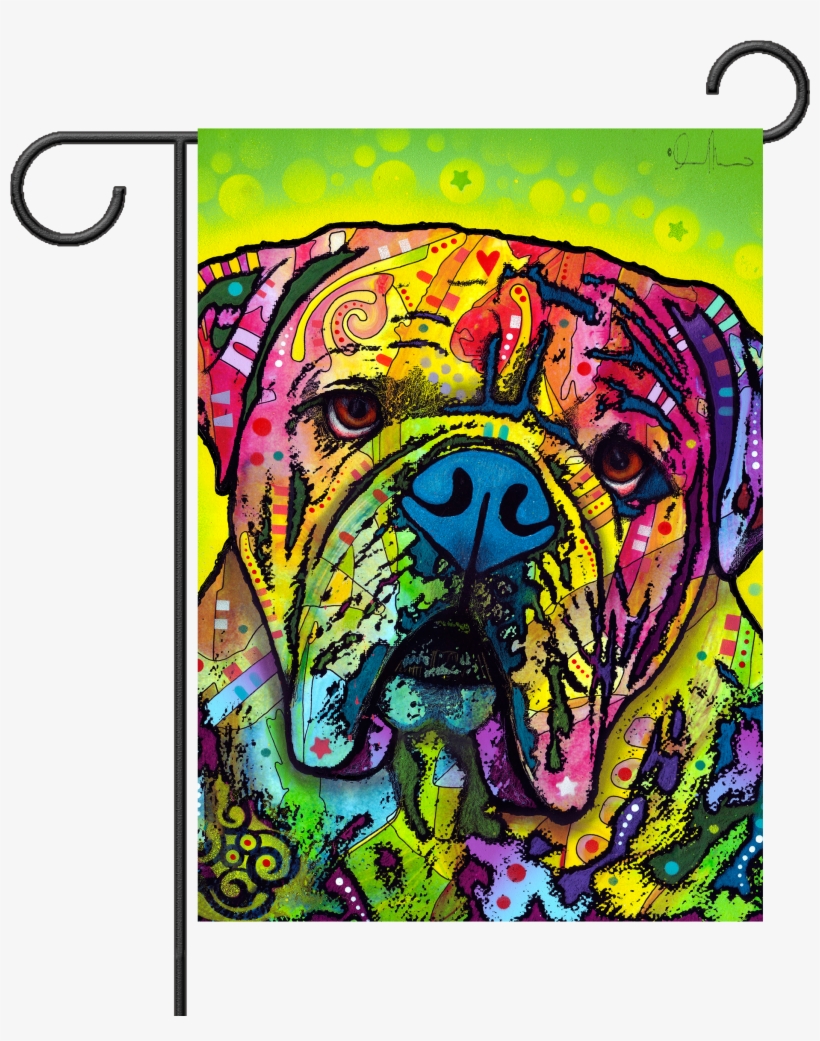 Hey Bulldog Garden Flag - Canvas, transparent png download