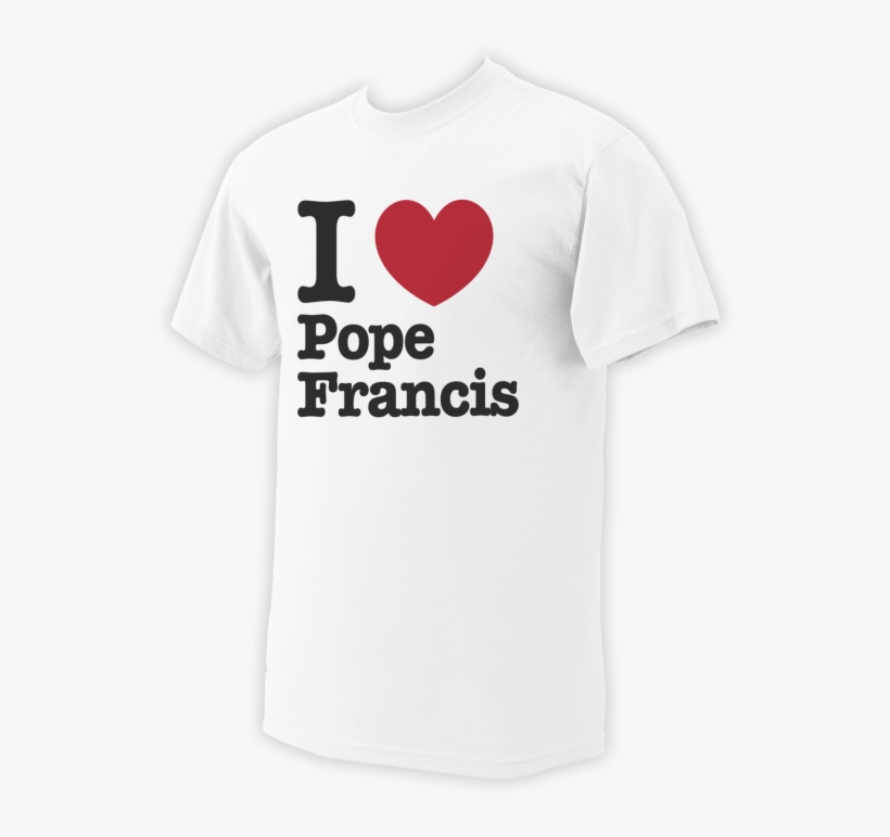 I Heart Pope Francis T Shirt - T-shirt, transparent png download