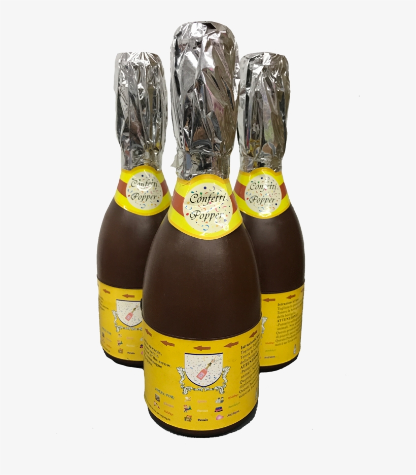Champagne Bottle Confetti - Guinness, transparent png download