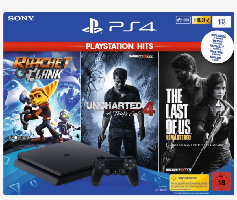 Žaidimų Kompiuteris Sony Playstation 4 1tb Last Of - Playstation 4 Slim, transparent png download