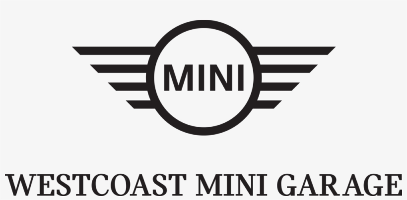 Westcoast Mini Garage Wordmark Stacked Black - Circle, transparent png download