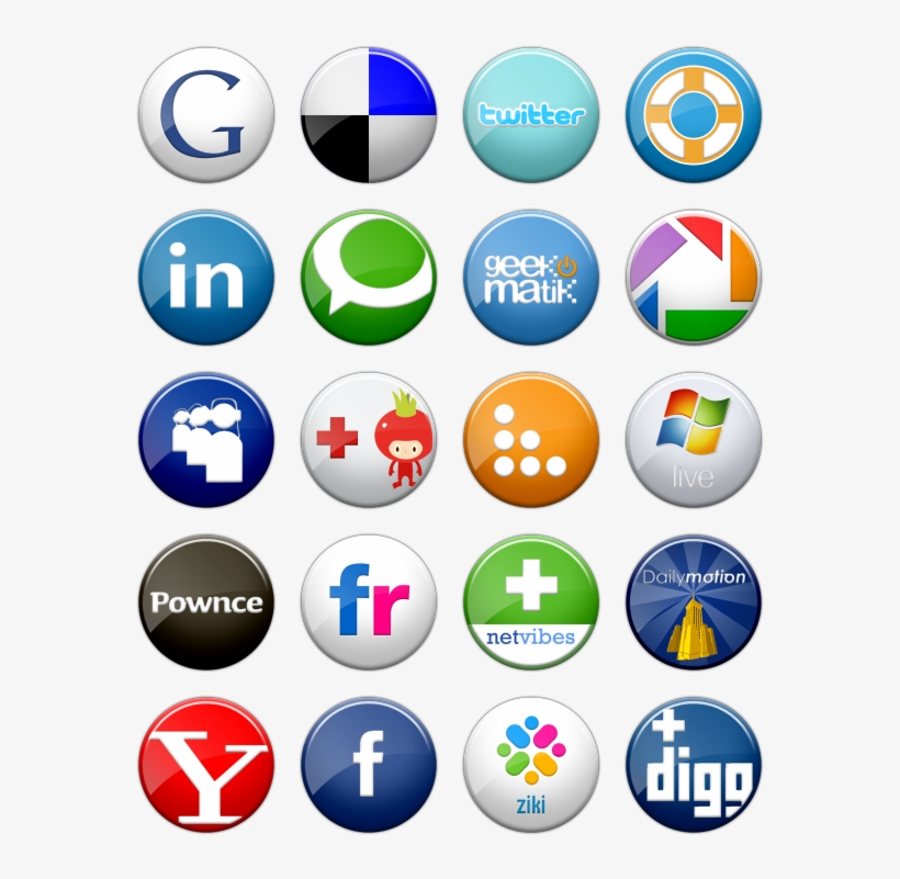 Search - Web 2.0 Icons Png, transparent png download