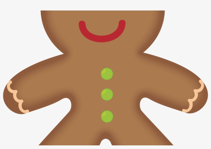 Gingerbread House Border Vector Black And White Download - Clip Art Ginger Bread Cookie, transparent png download