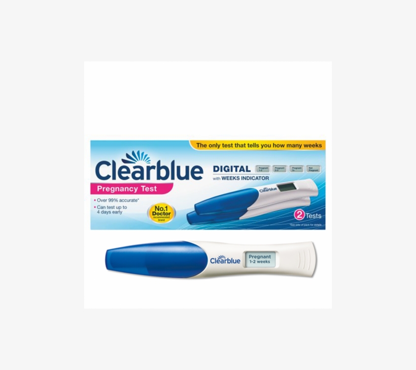 Clearblue Digital Pregnancy Test With Conception Indicator - Does A First Response Test Look Like, transparent png download