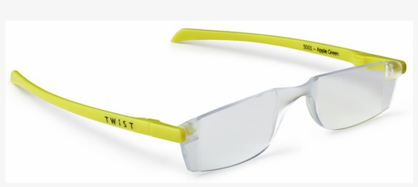 Twist Reading Glasses - Plastic, transparent png download