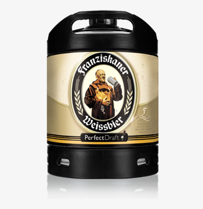 Franziskaner Wheat Beer 6l Perfect Draft Keg 6000 Ml - Franziskaner Weissbier, transparent png download