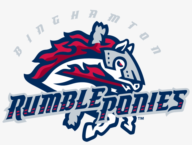 The Binghamton Rumble Ponies Are A Minor Baseball League - Binghamton Rumble Ponies Logo, transparent png download