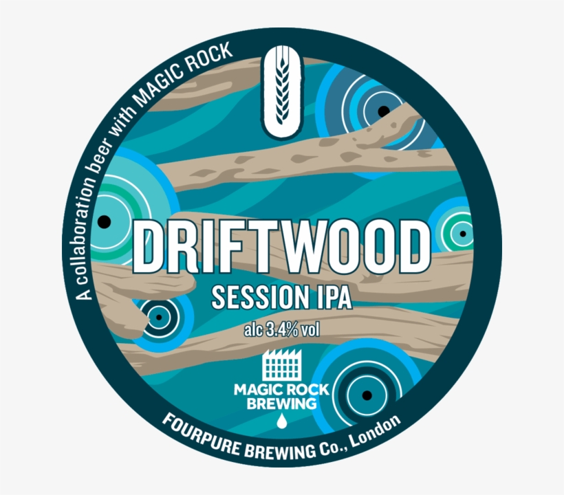 Driftwood 32oz Crowler - Circle, transparent png download