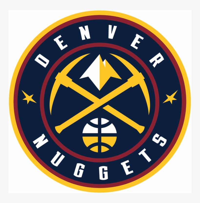 Denver Nuggets Logos Iron On Stickers And Peel-off - Denver Nuggets Logo, transparent png download