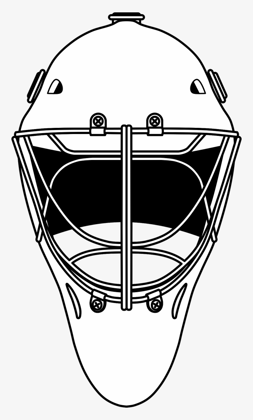 Hockey,hockey Helmet,mask, - Goalie Mask Svg, transparent png download