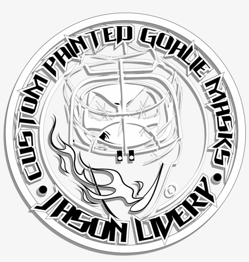 Custom Painted Goalie Masks, transparent png download