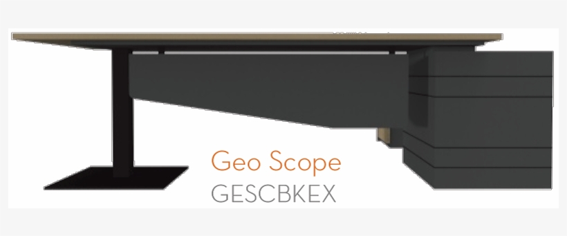 Geo Scope Executive Desk - Coffee Table, transparent png download