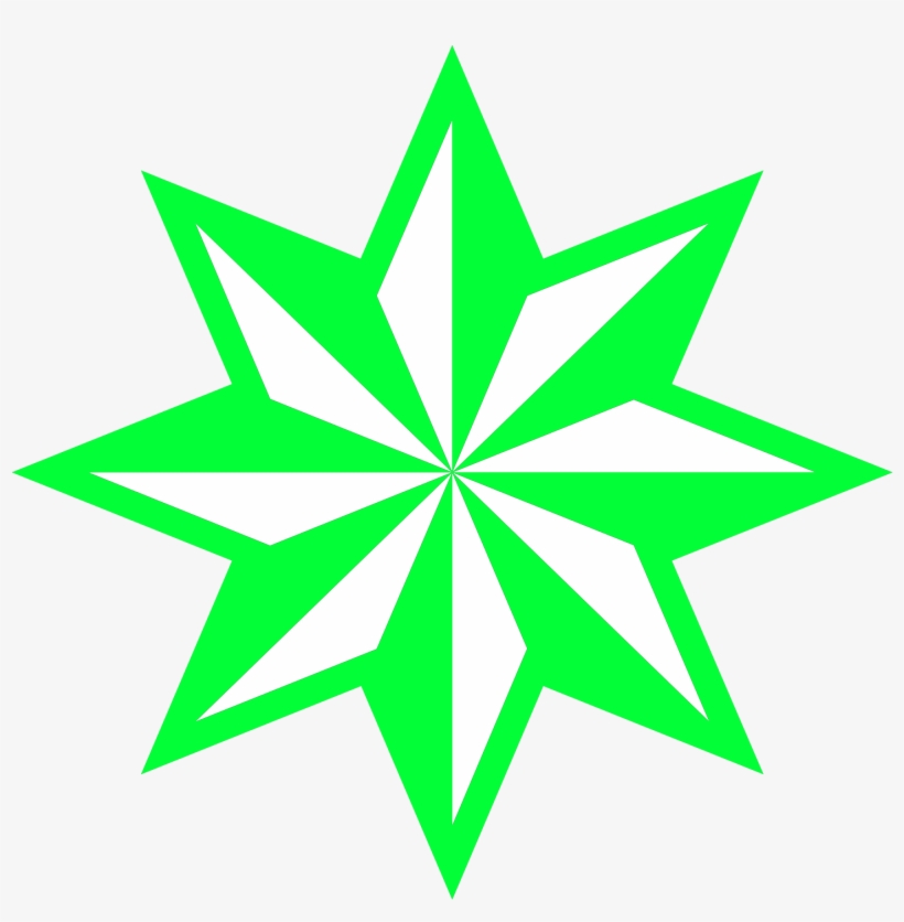Prepossessing 8 Pointed Star - South West Asia Flag, transparent png download