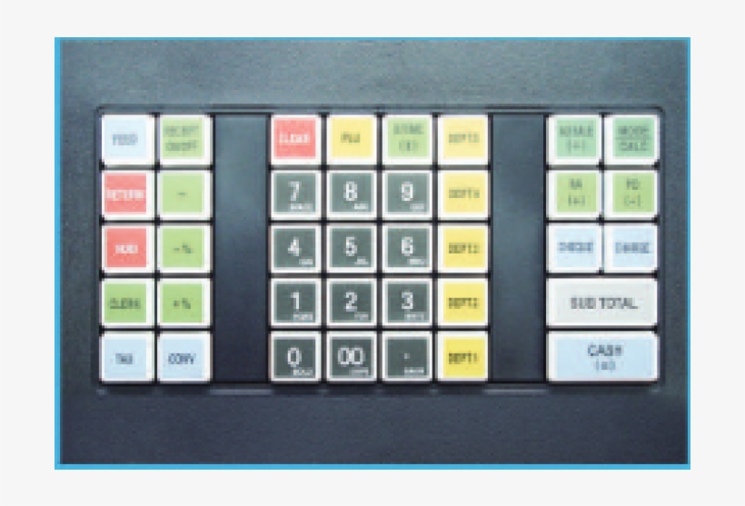Sam4s Er-180us Cash Register Cash Registers - Modern Cash Register Keyboard, transparent png download