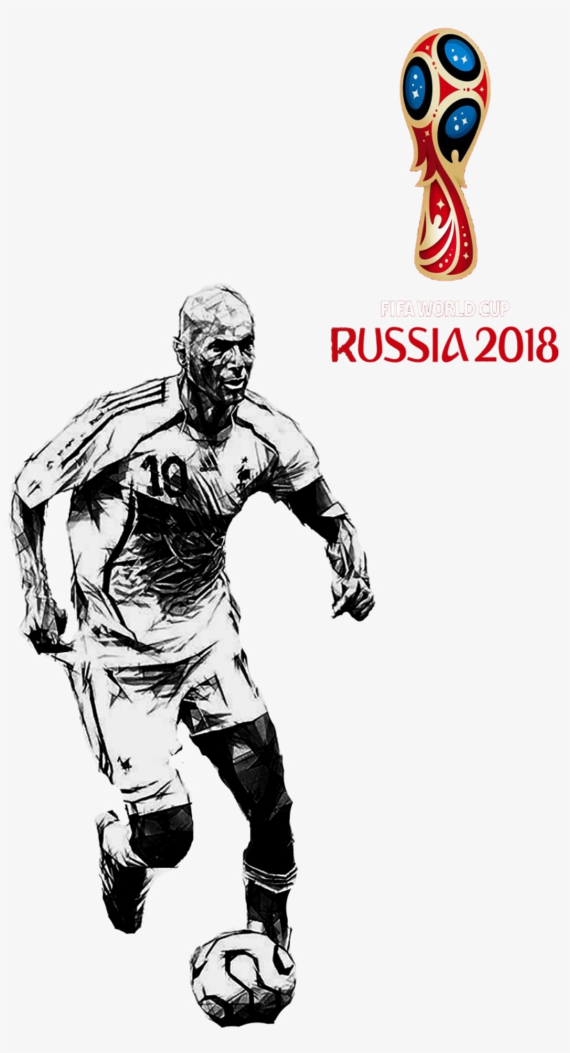 This Is Zinedine Zidane From Sport's Collection This - 2018 Fifa World Cup, transparent png download